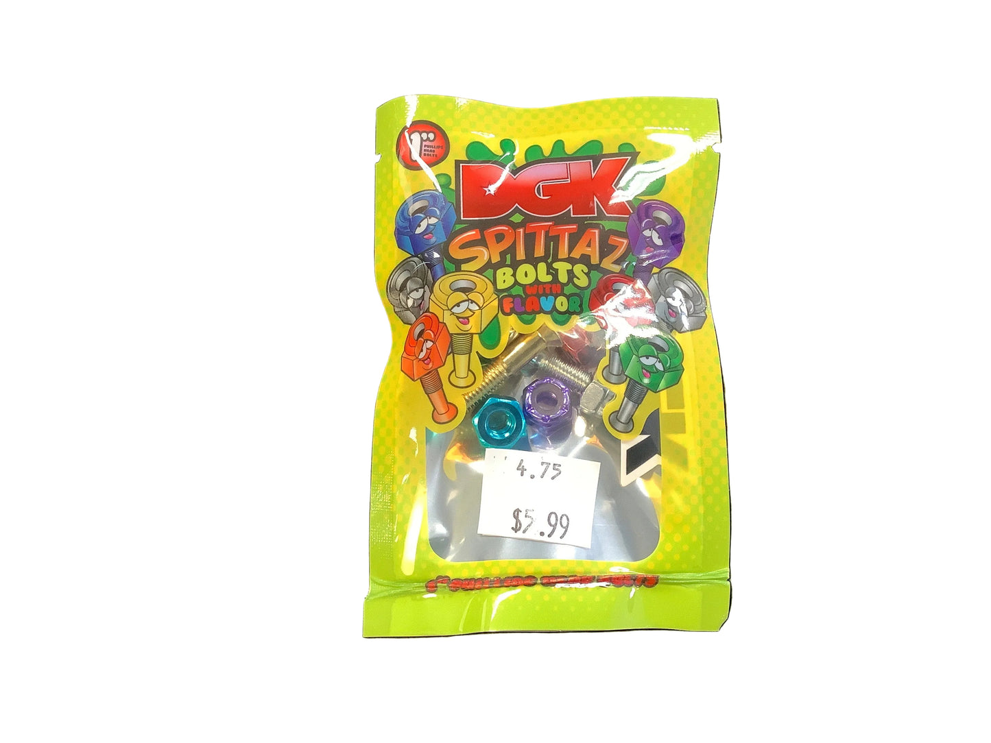 DGK Bolts Spittaz 1” Phillips Multicolored hardware