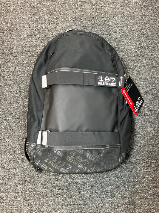187 backpack black w skate straps