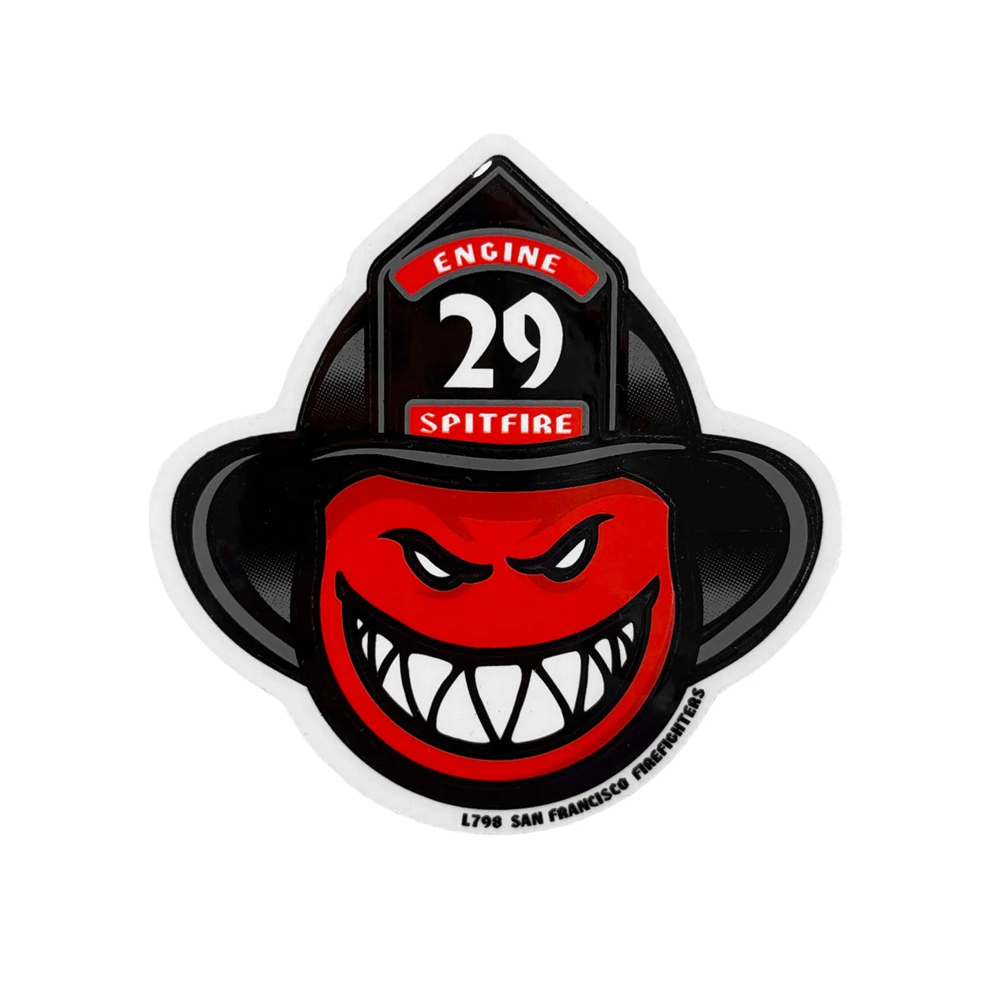 Spitfire Engine 29 Bighead Sticker