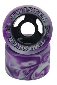 Twister Sure Grip Roller Skate Wheels Purple