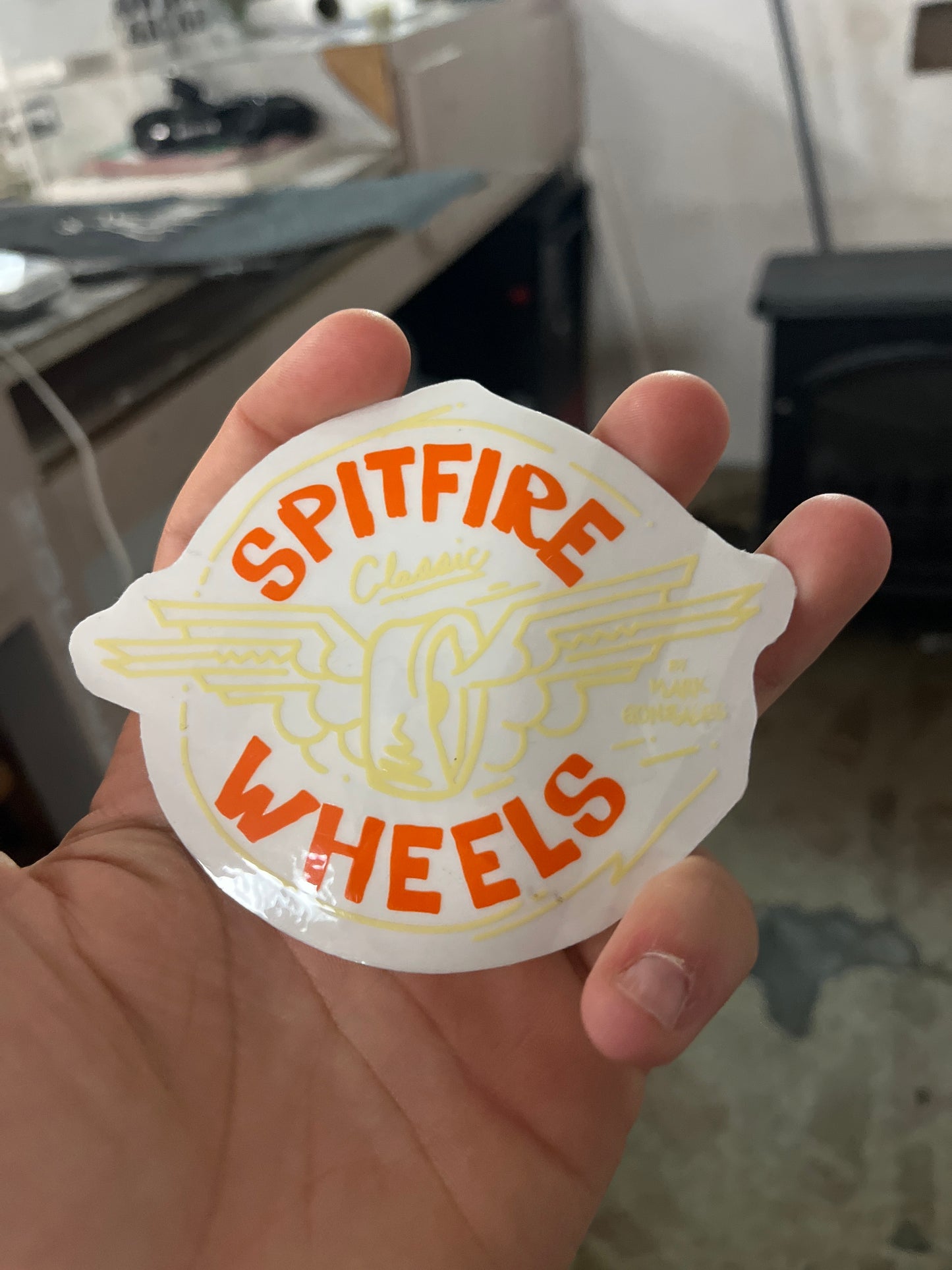 Spitfire Classic Clear Stickers