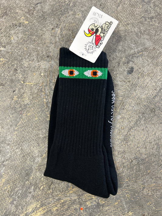 Toy Machine Socks Seek Black