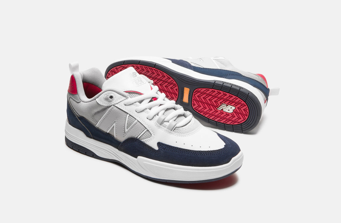New Balance Numeric Tiago Lemos 808 White/Navy Shoes