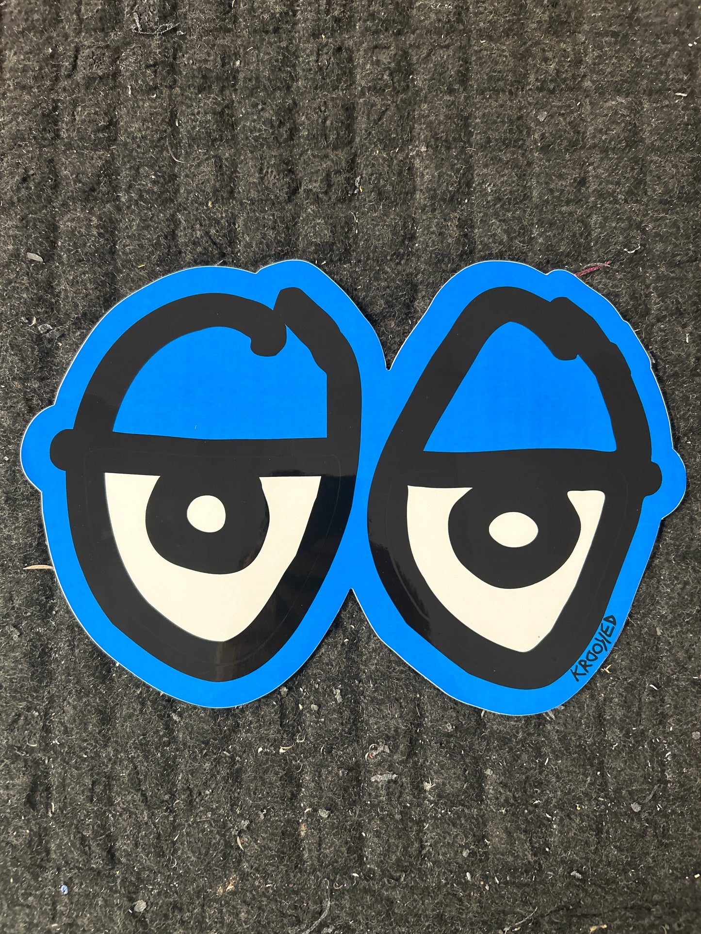 Krooked Eyes Large Sticker