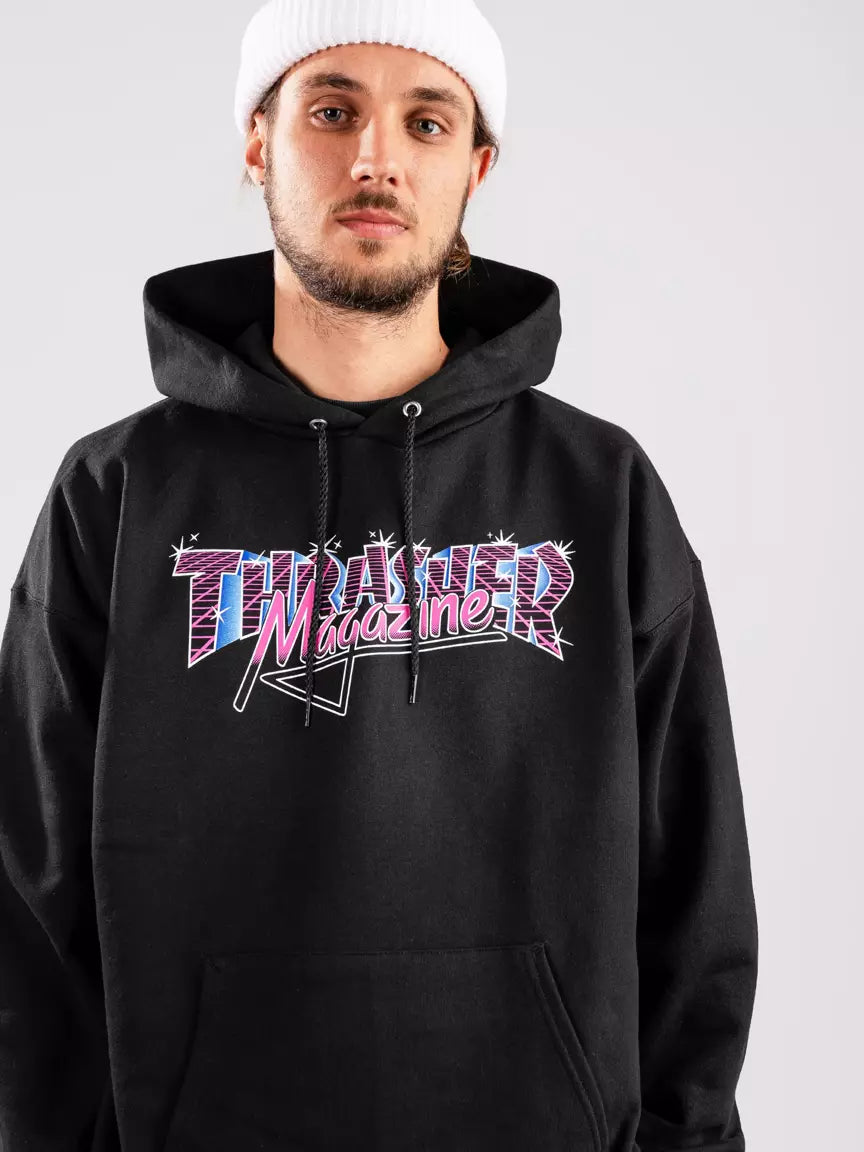 Thrasher Magazine Vice Logo Hoodie Black