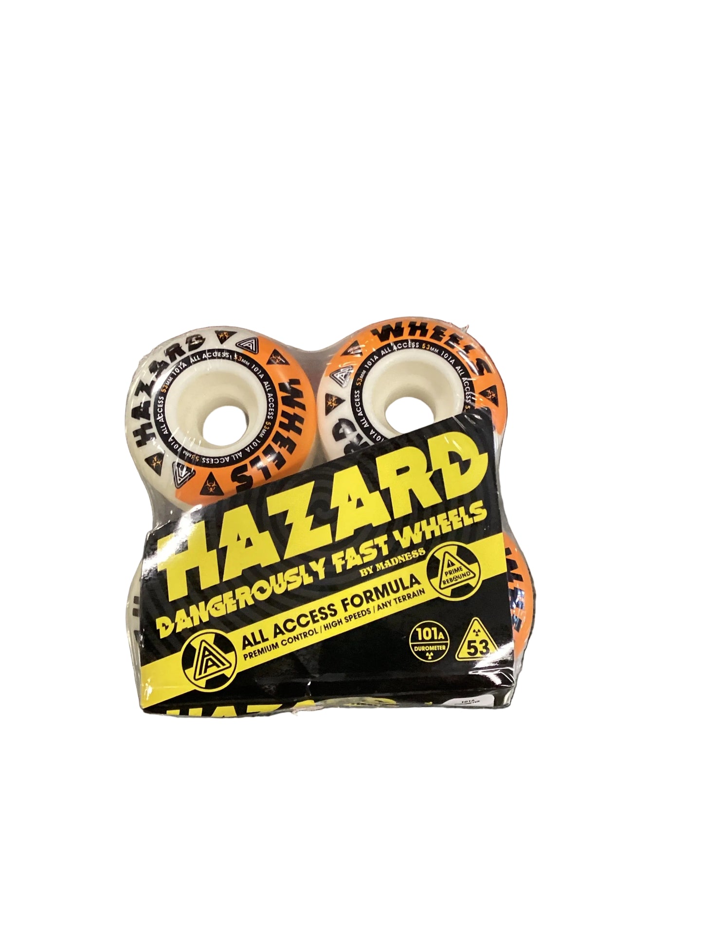 Hazard 101A 53mm Classic Radial All Access Formula Skateboard Wheels