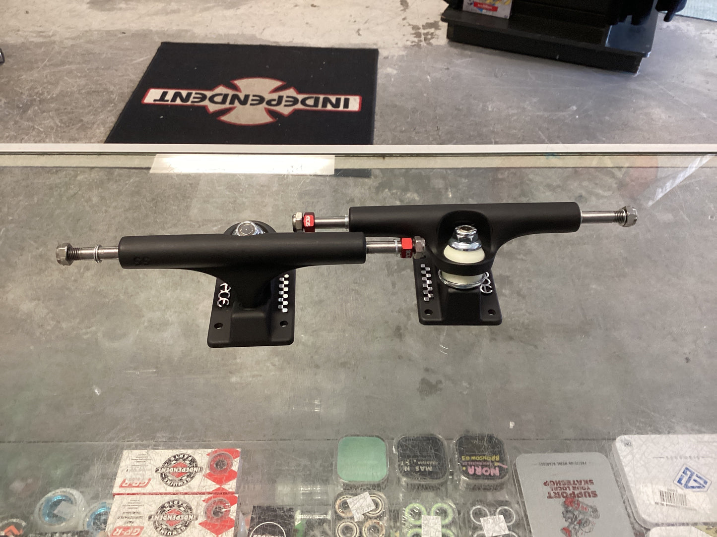 Ace AF1 8.5 Matte Black Trucks