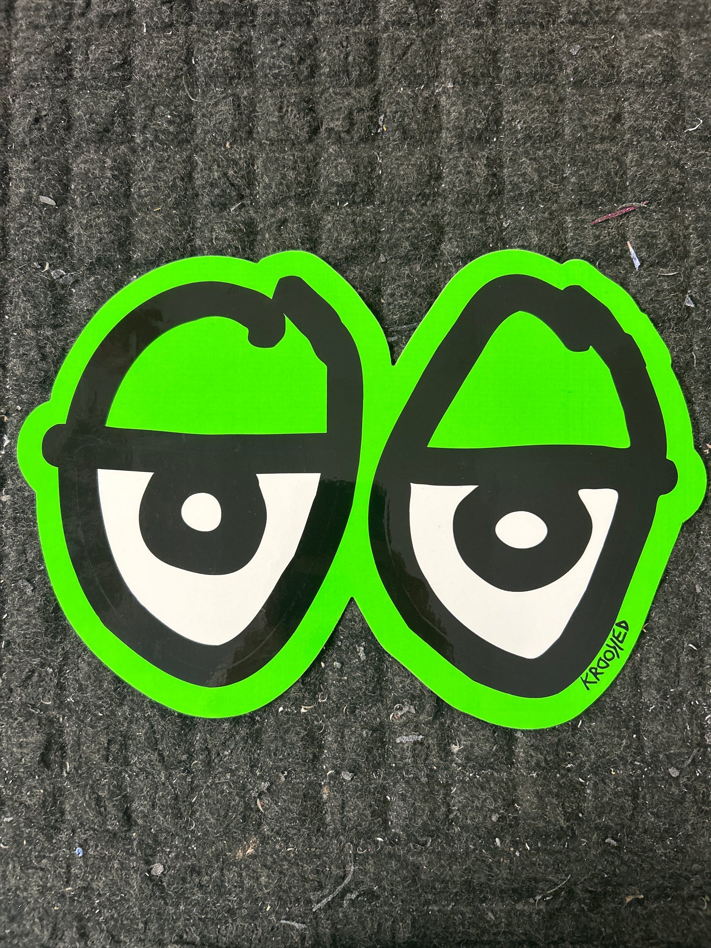 Krooked Eyes Large Sticker