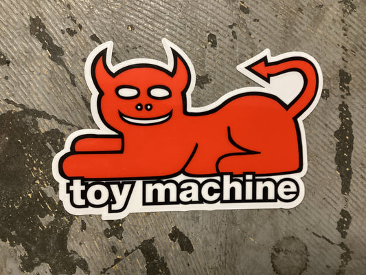 Toy Machine sticker devil cat 6”