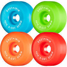 Mini Logo Wheels Multicolor 54mm x 101a
