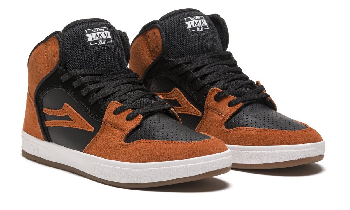 Lakai Telford Skate Shoe Brown/Black