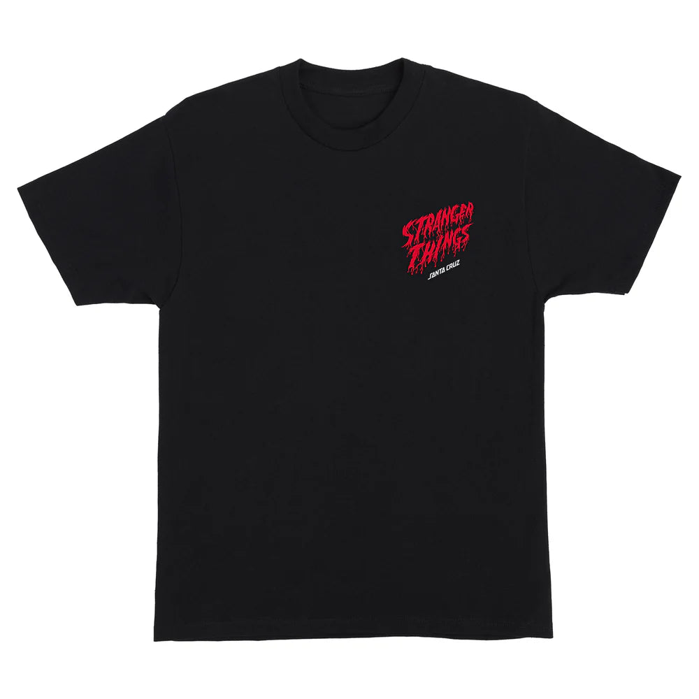 Santa Cruz X Stranger Things T Shirt Eddie Slasher S/S black