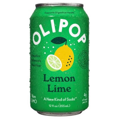Olipop Lemon Lime Non GMO Soda