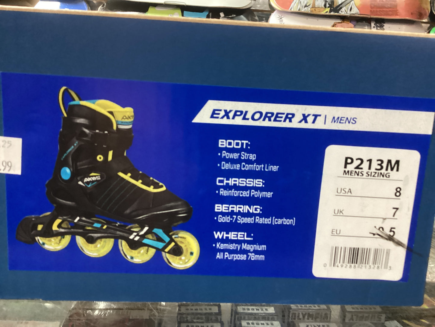 Pacer Explorer XT in-line skates men’s size 8