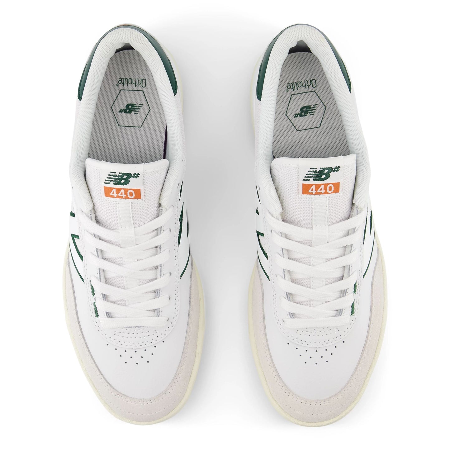 New Balance 440 V2 White Green Shoes