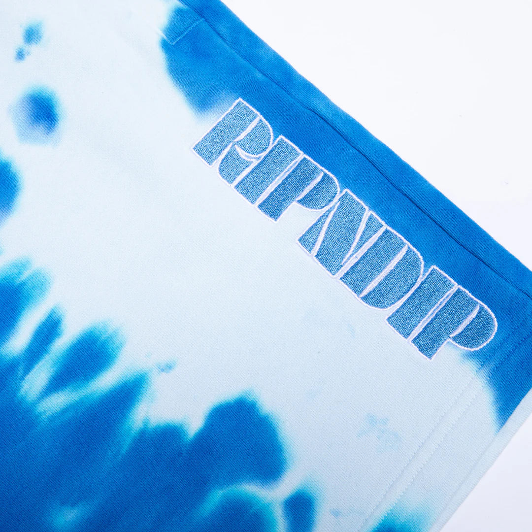 Ripndip Wilshire Sweat Shorts Blue and White