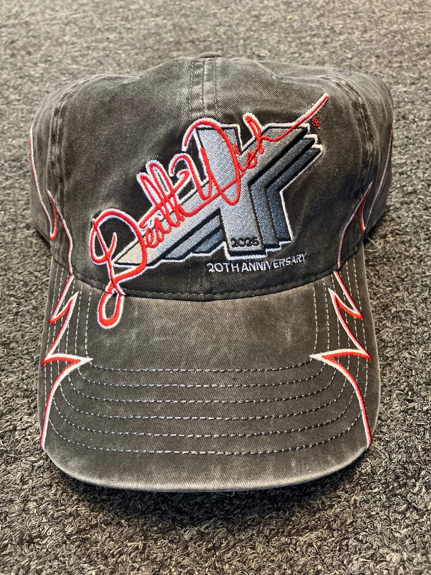 Deathwish Denim Embroidered Hat