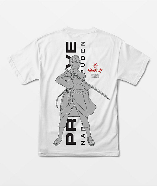 Primitive X Naruto Shippuden Sasuke T Shirt White S