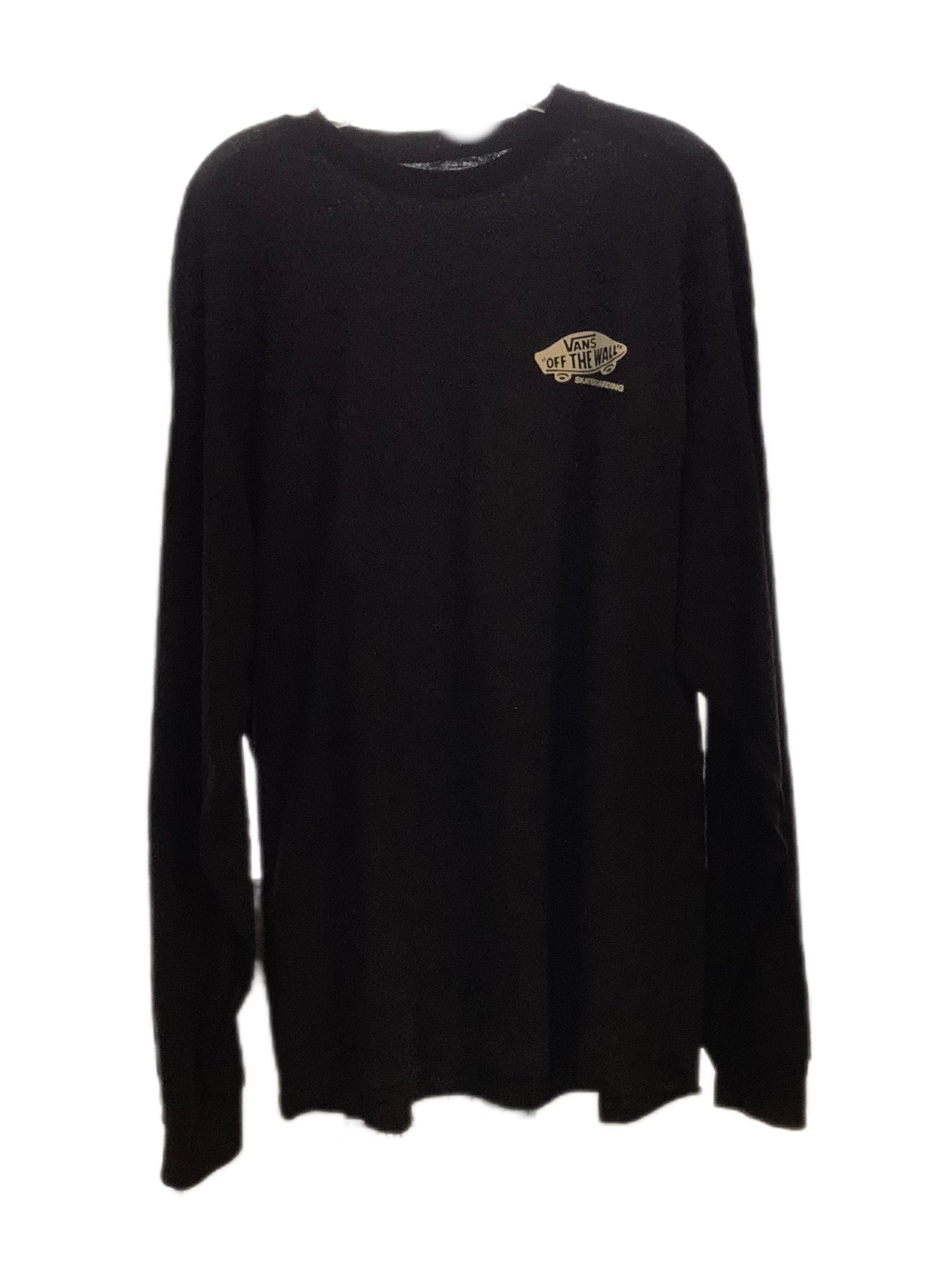 Vans Off The Wall Skateboard Long-Sleeve Black Shirt