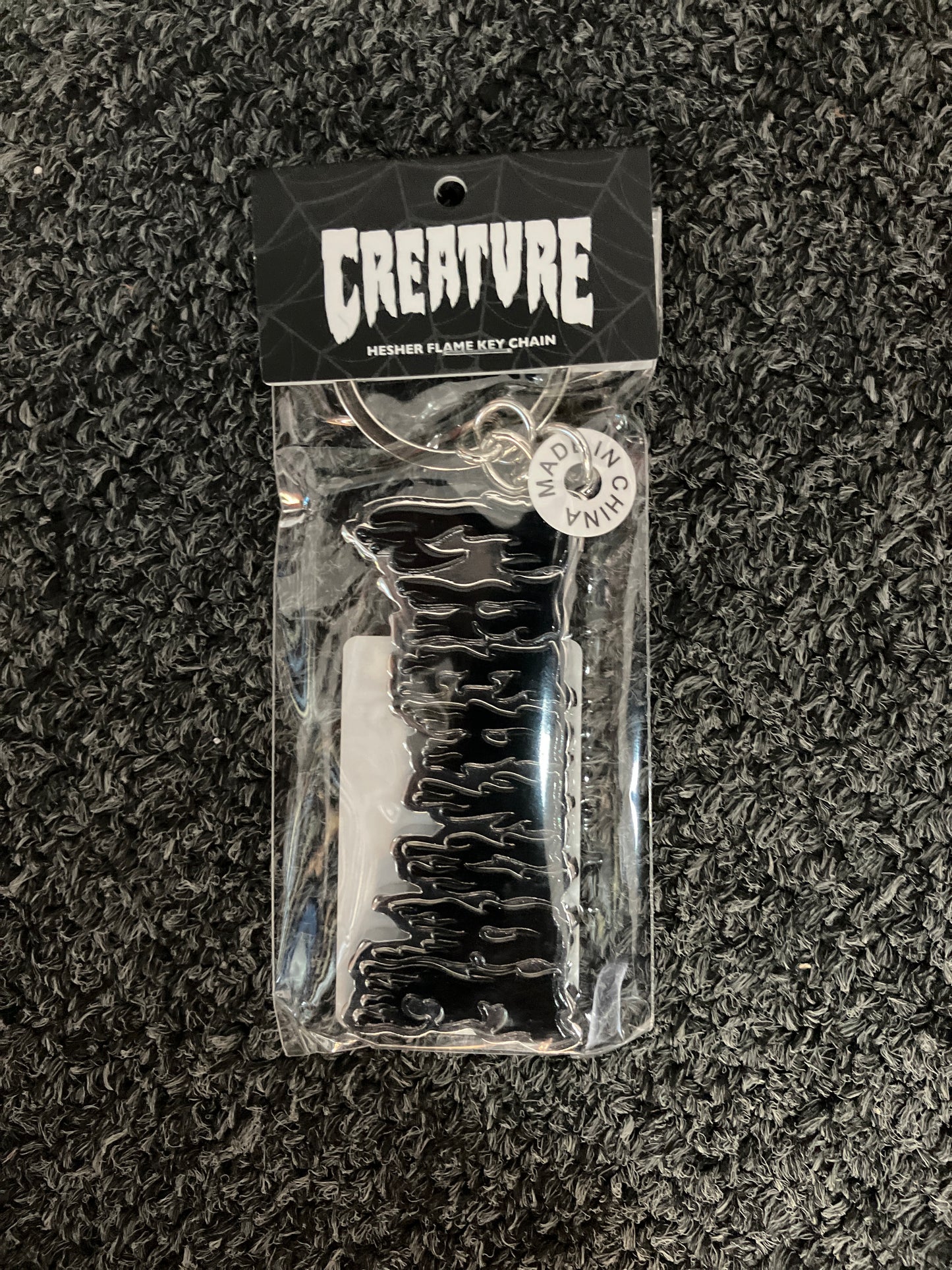 Hesher Flame Creature keychain