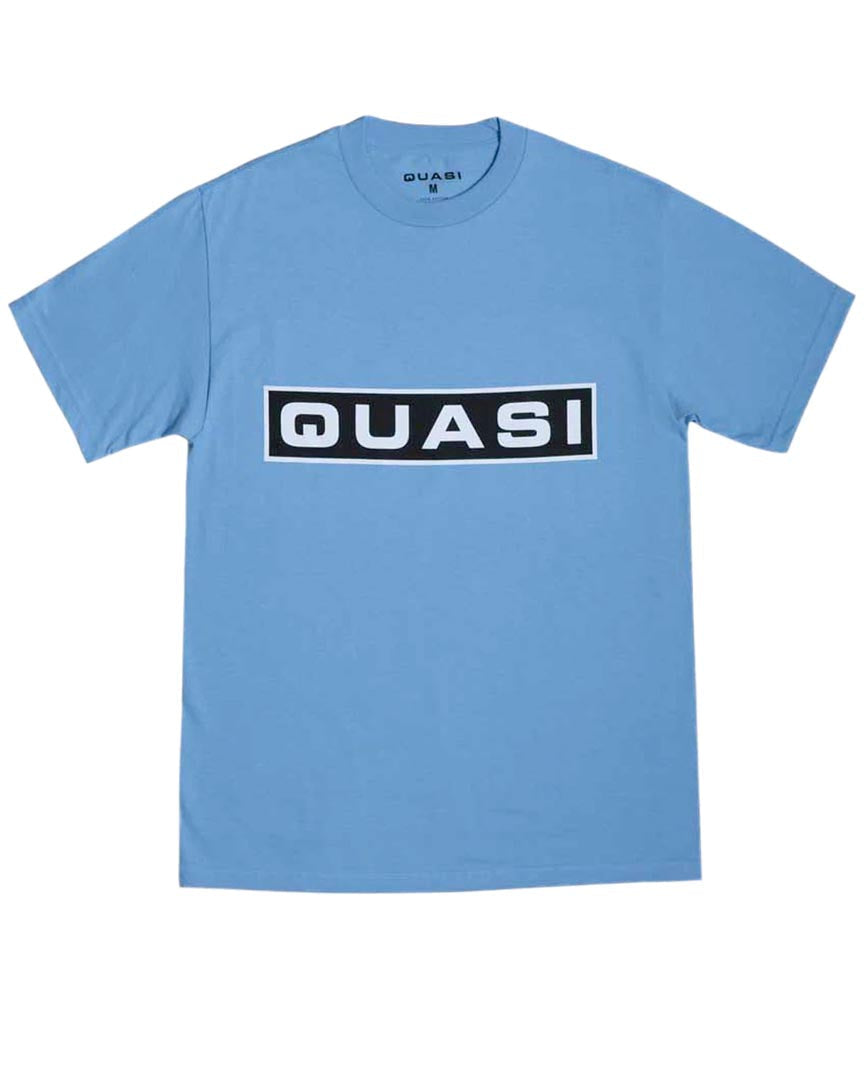 Quasi Bar Logo T Shirt Blue