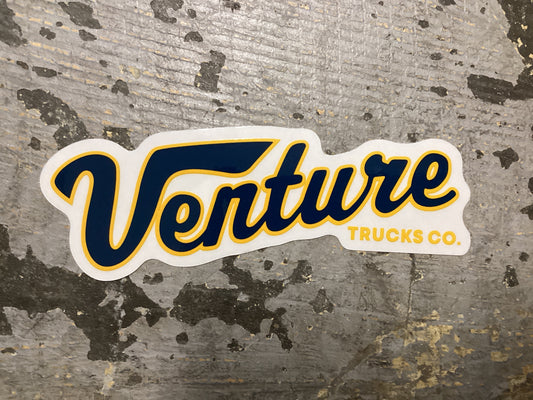 Venture sticker collegiate LG 7”