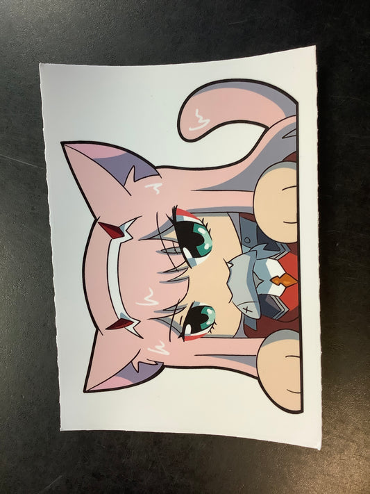Anime Cat Girl Sticker