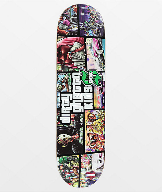 DGK SCRAPBOOK SKATEBOARD DECK 8.25”