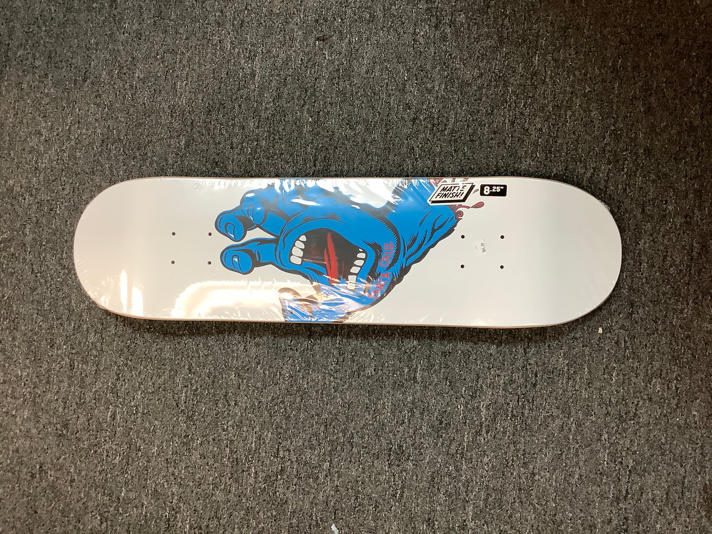 Santa Cruz Deck 8.25 Screaming Hand White