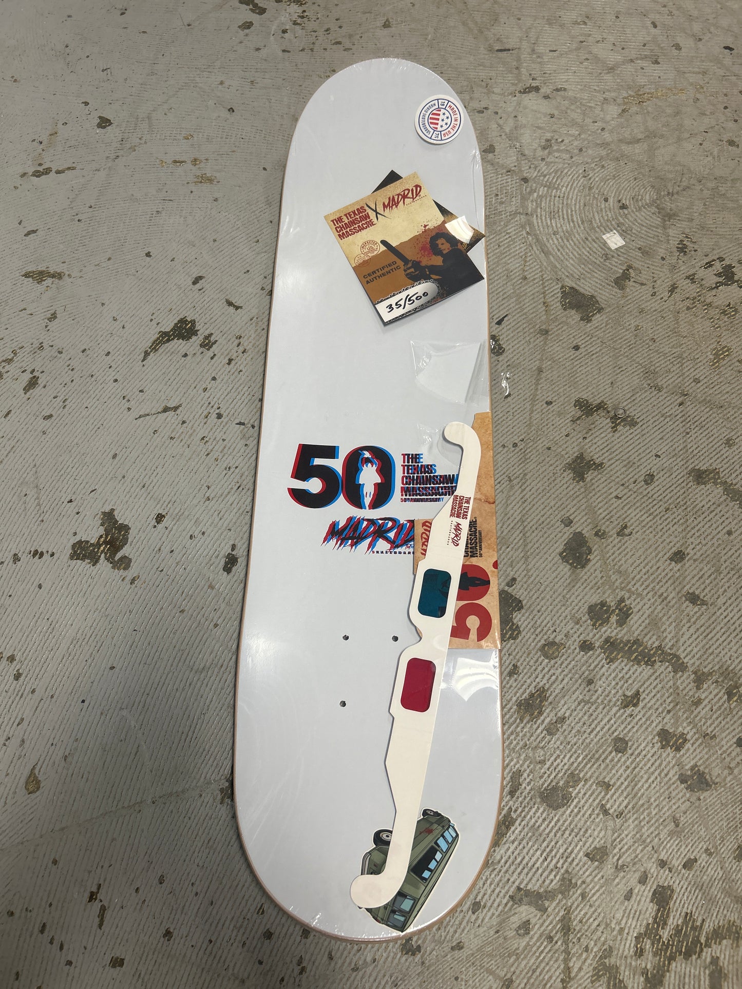 Madrid 8.5 Deck TCM Who Will Survive Limited Edition with 3D Glasses