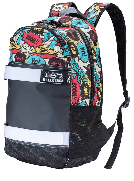 187 Backpack With Board Straps - Comic