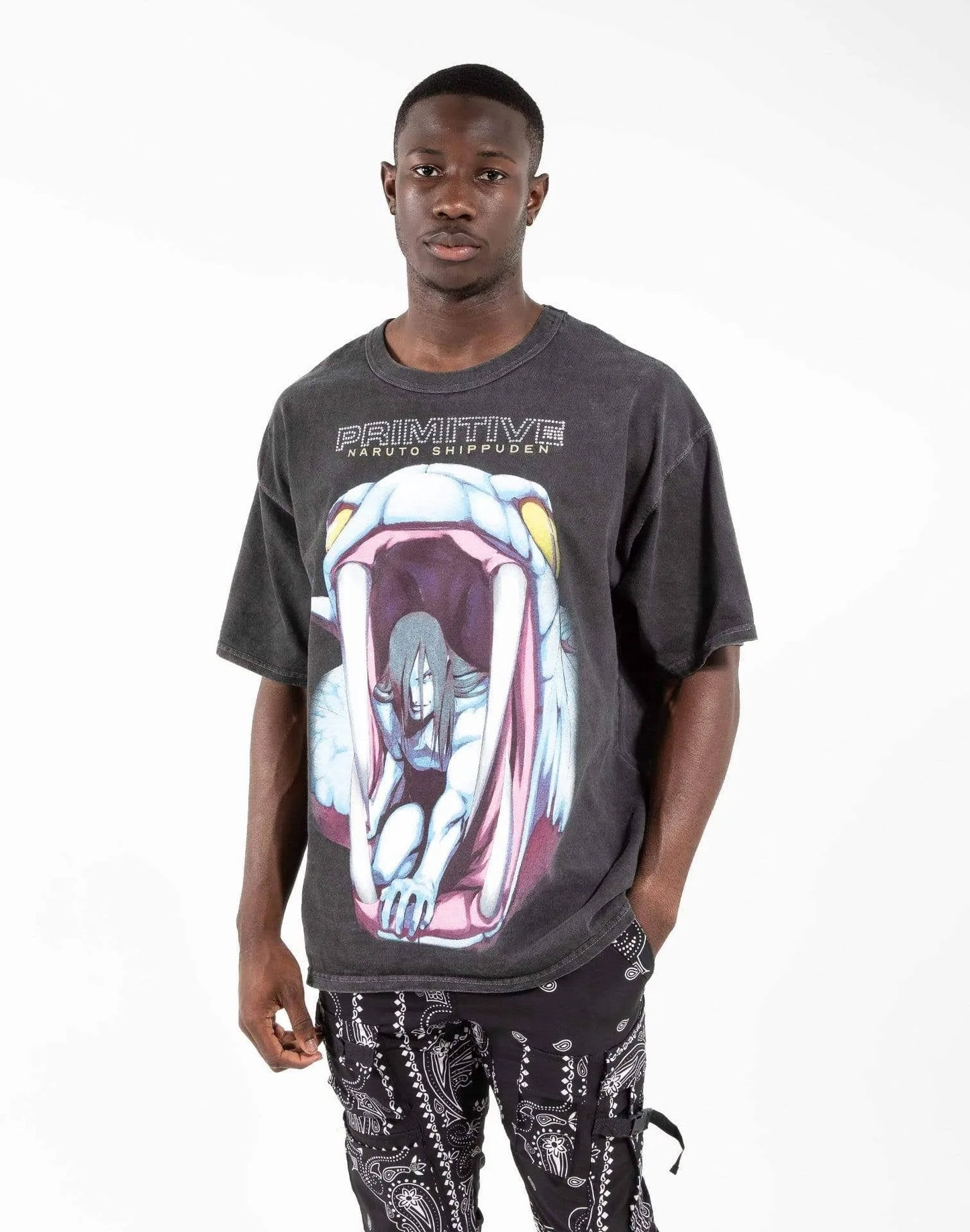Primitive x Naruto Orochimaru Washed T-Shirt