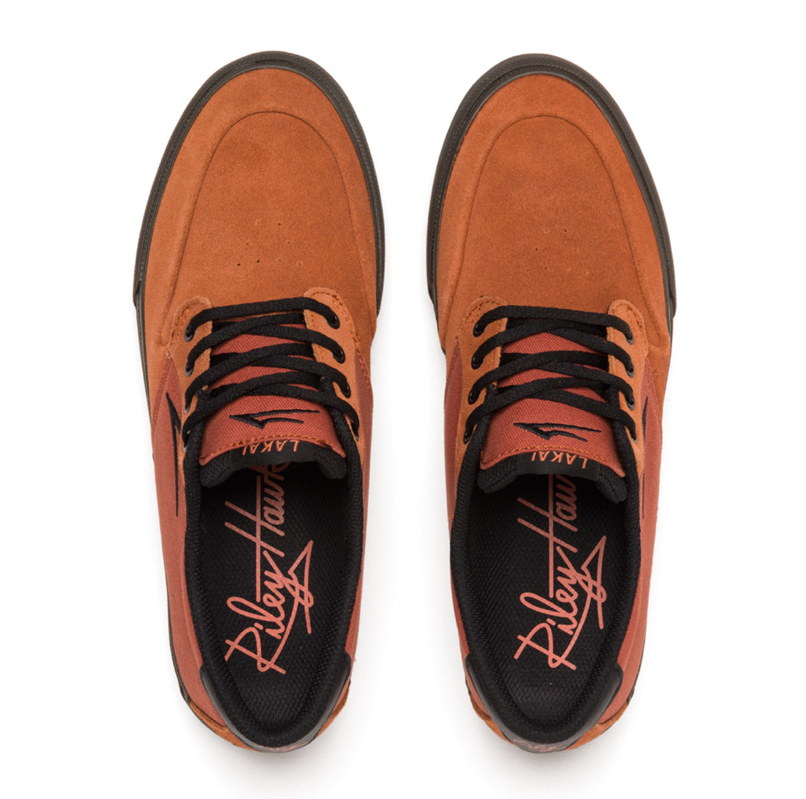 Lakai Riley 3 Skate Shoes Nutmeg