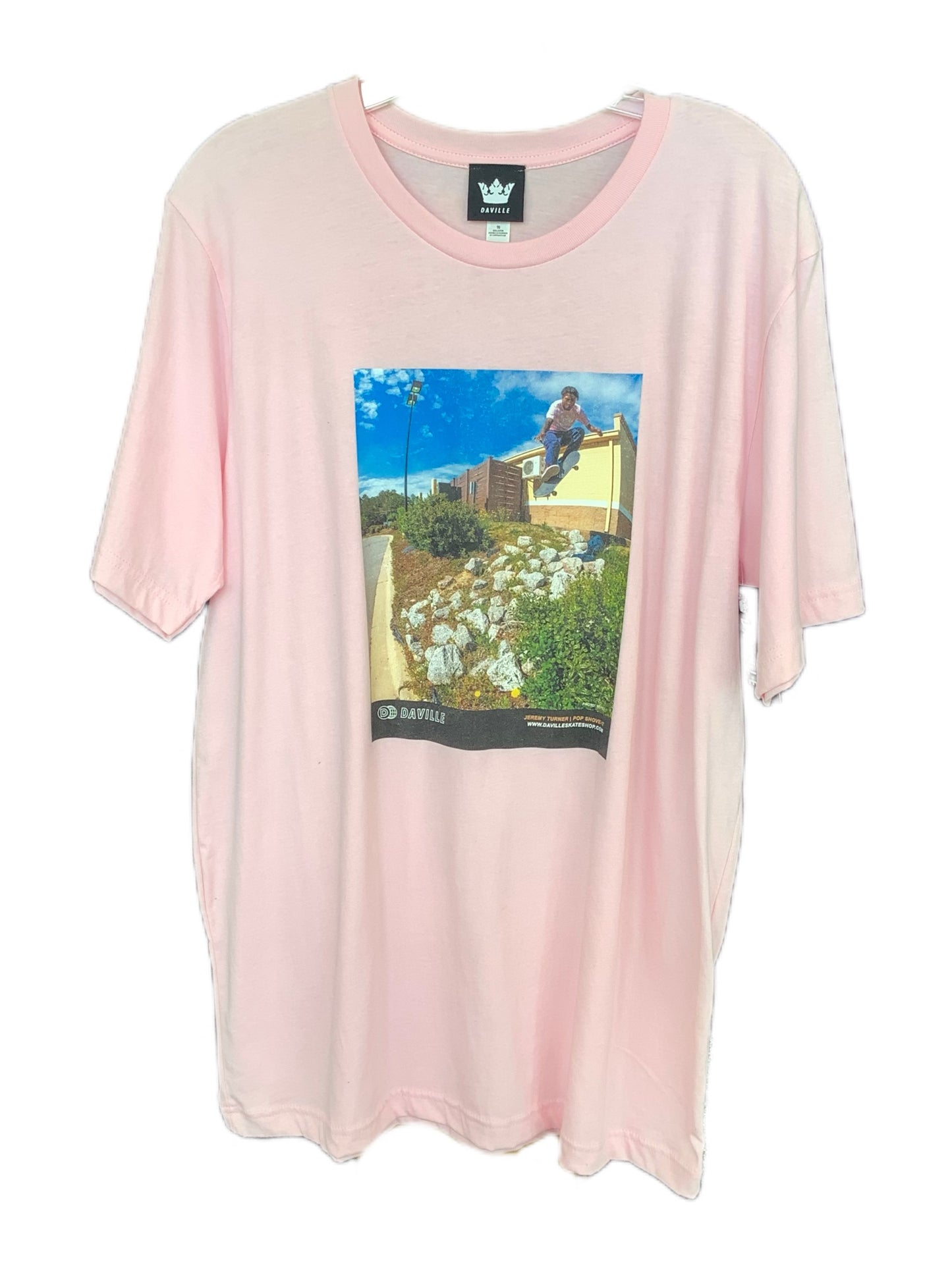 Daville Turner T Shirt Pink size XL
