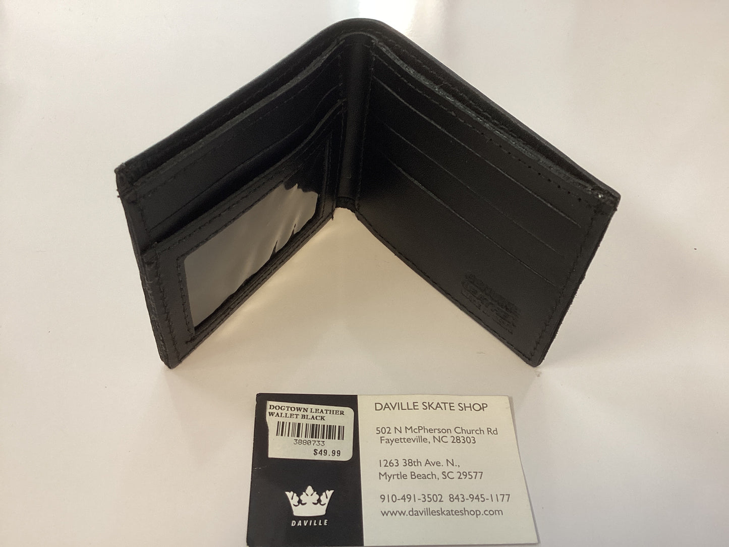 Dogtown Leather Wallet black