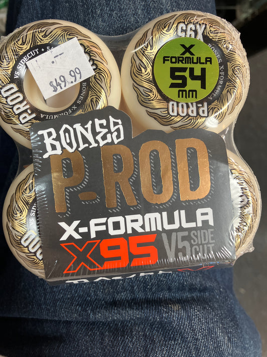 Bones 54mm X-Formula P Rod 95a V5 side cut