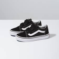 Vans Old School Junior Velcro Shoes Black/White