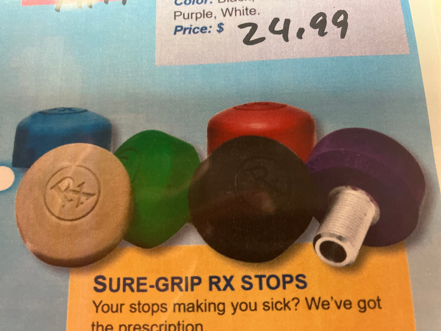 Sure-Grip RX Stops Purple