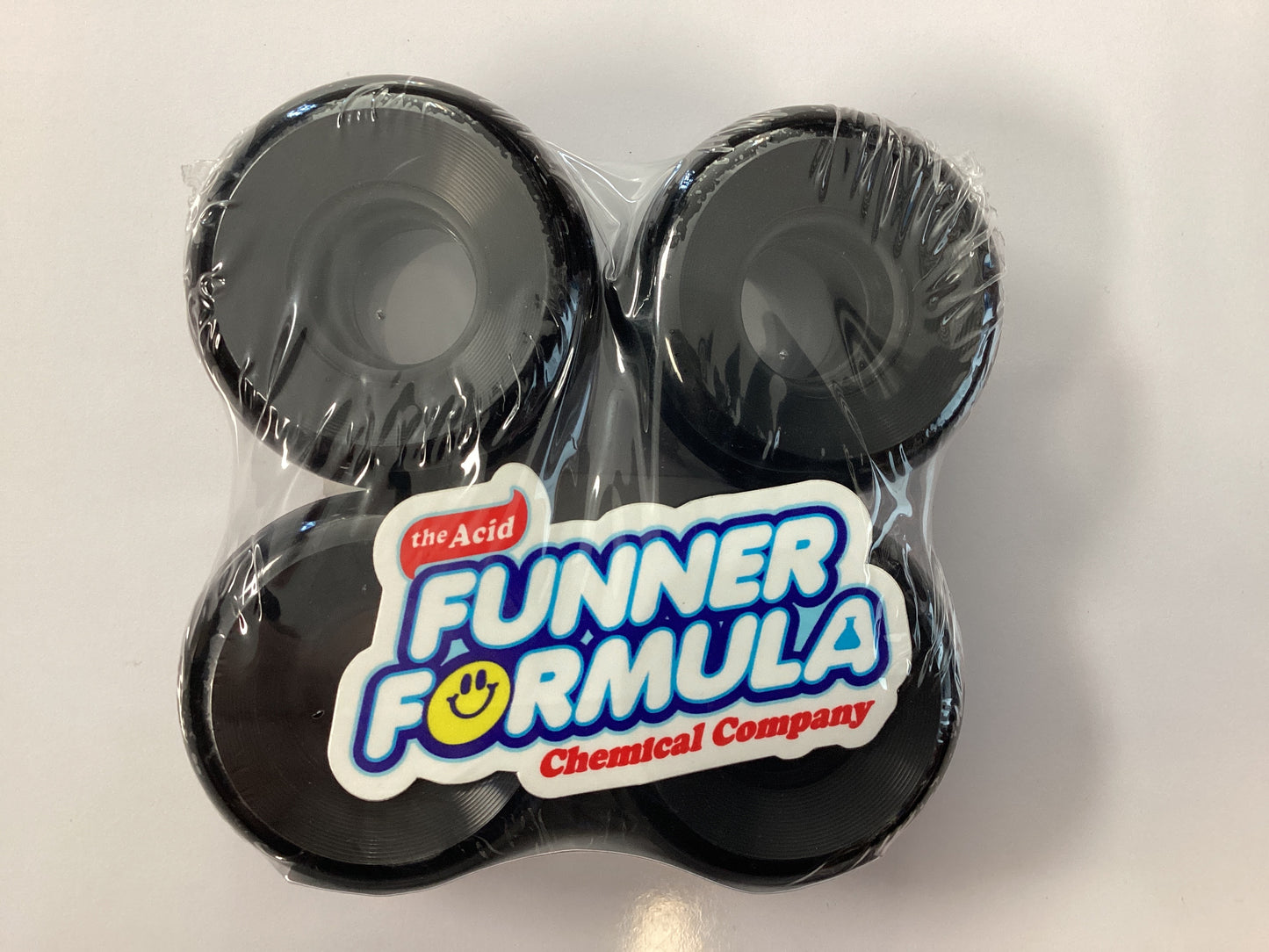 Acid Skateboard Wheels 53mm 86A PODS CONICAL BLACK Soft Cruiser Filmer Wheels