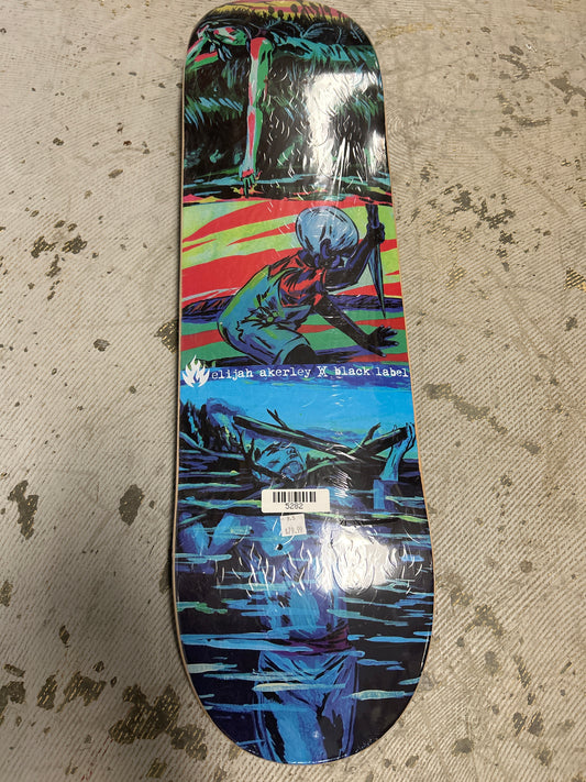 Black Label x Elijah Akerley 8.5 Embossed Flame Deck