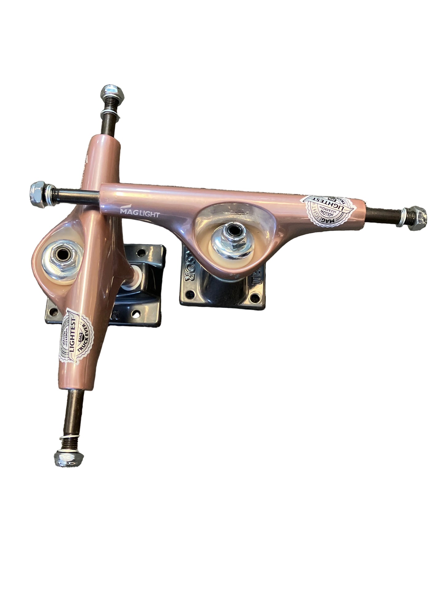Tensor Trucks Mag Light Hollow Rose Gold Skateboard Trucks