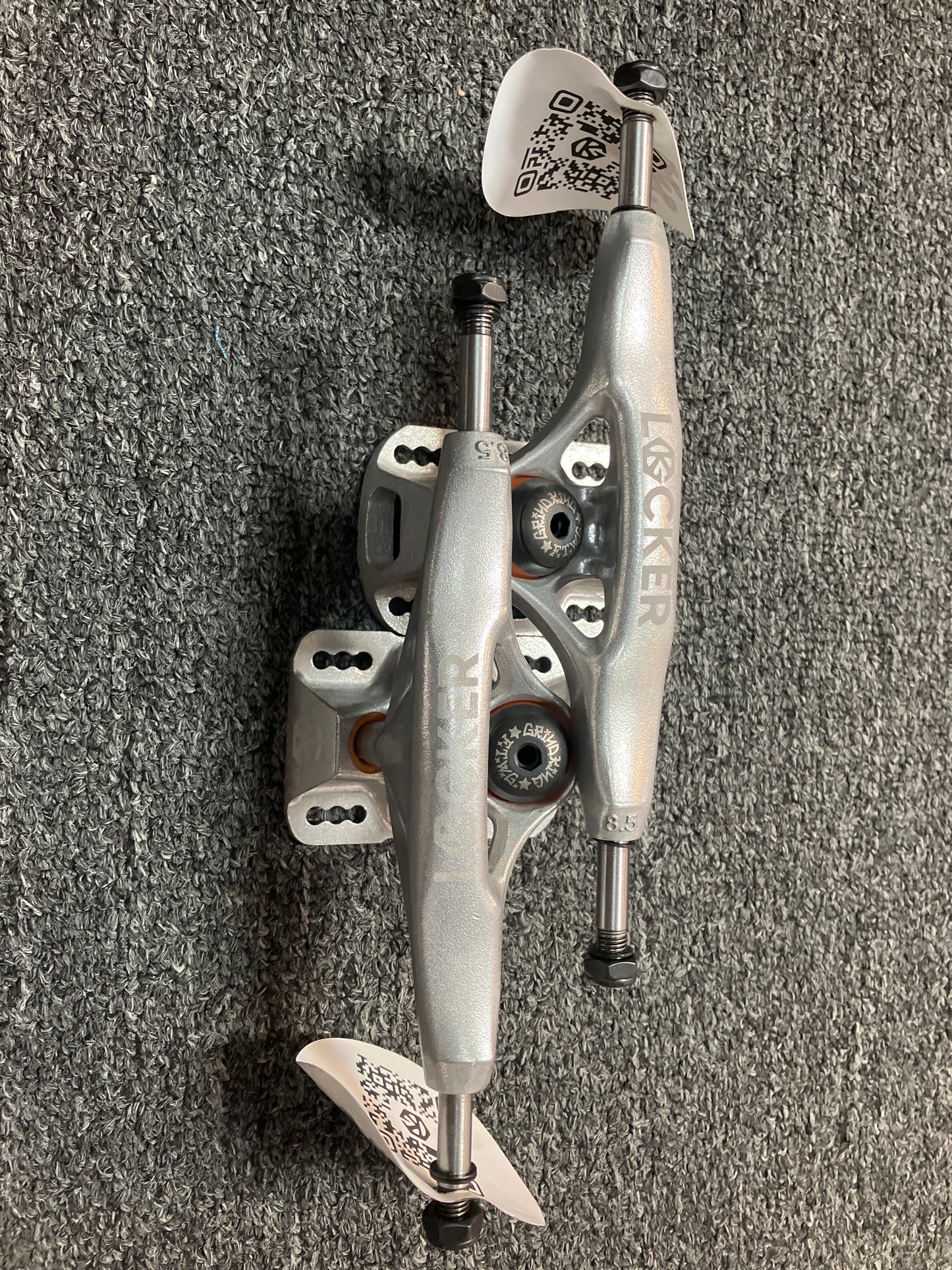 Grind King Locker Trucks Silver
