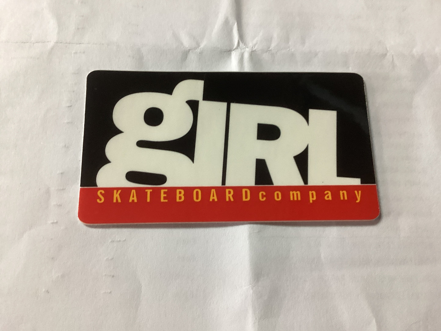 Girl Sticker rectangle logo