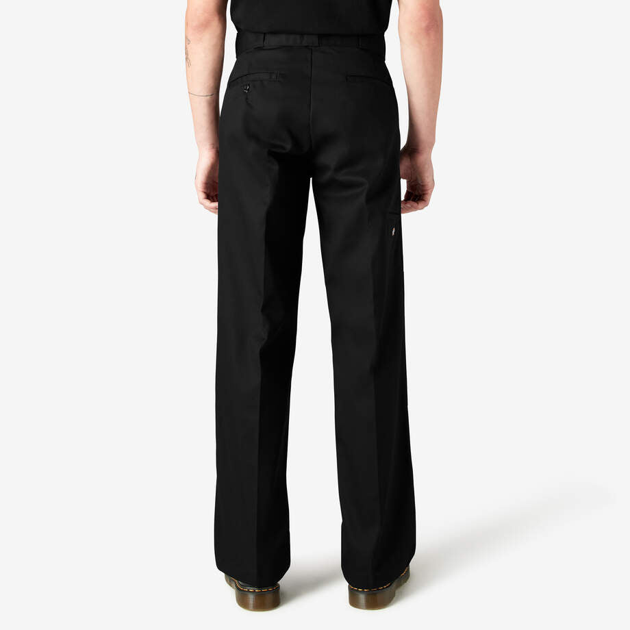 Dickies 34x32 Loose Fit Double Knee Work Pants Black