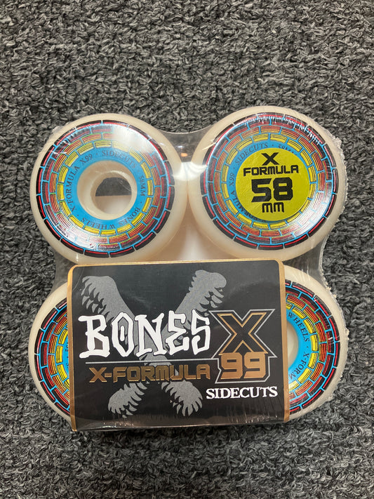 BONES 58mm 99a WHEELS X-FORMULA WISHING WELL V5 SIDECUT