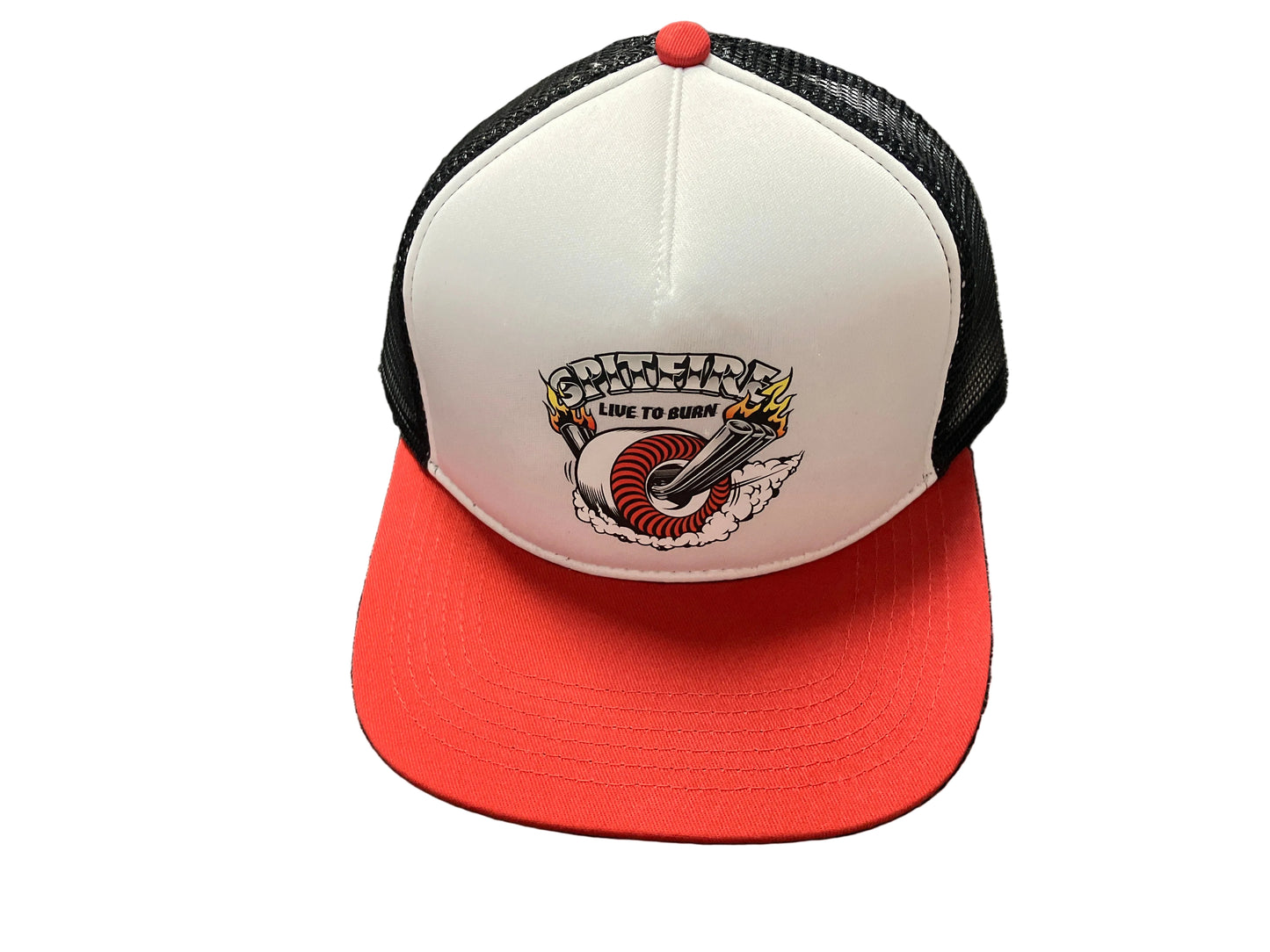 Spitfire SnapBack Hat Mesh Live to Burn