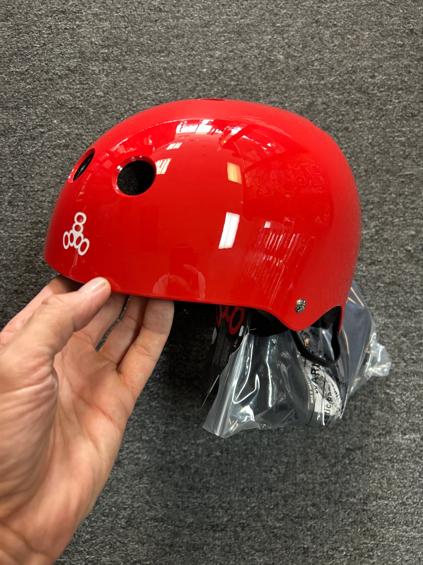 Triple Eight Helmet certified Sweatsaver XL / XXL Red Gloss