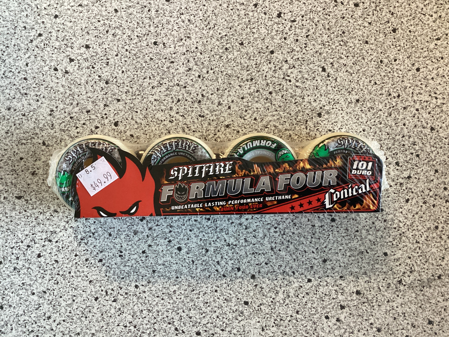 Spitfire Conical 52mm 101 DU Wheels