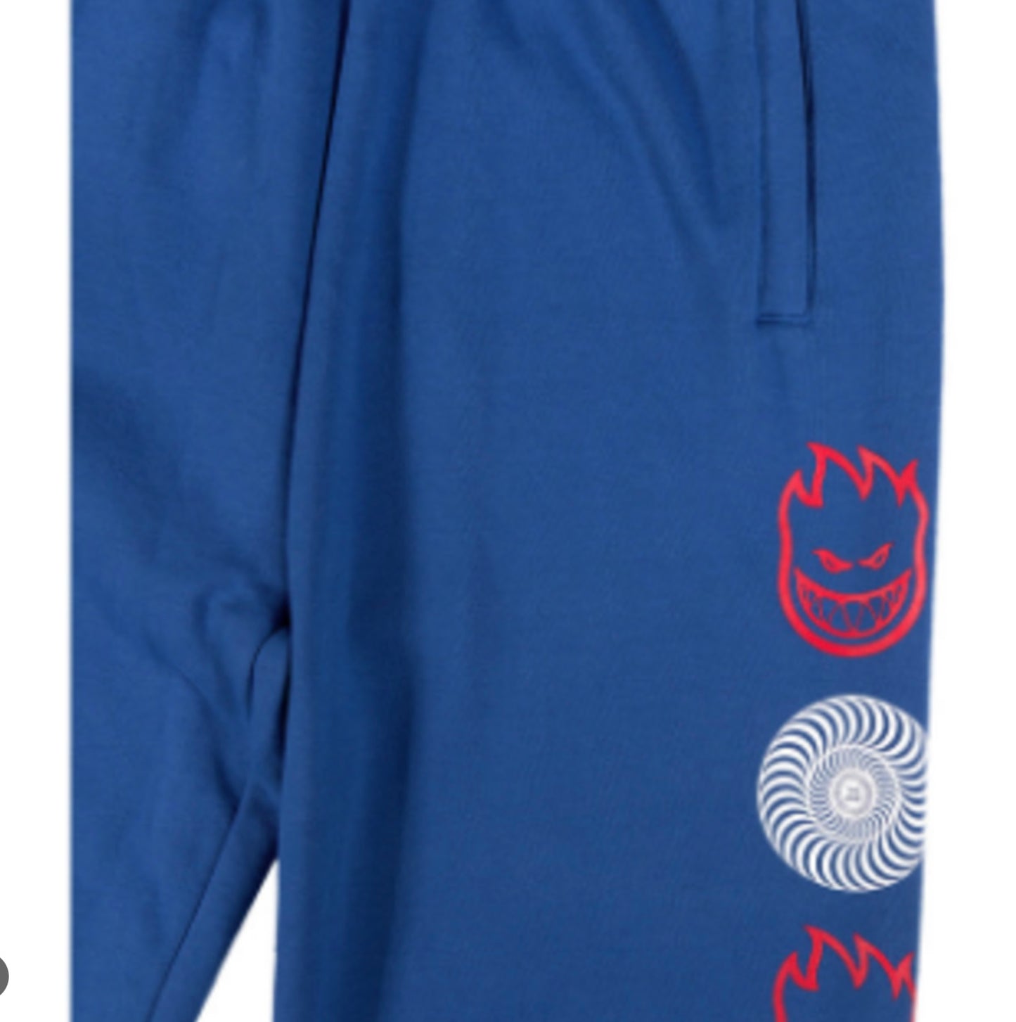 Spitfire Big Head Swirls Sweat Pants Blue XL