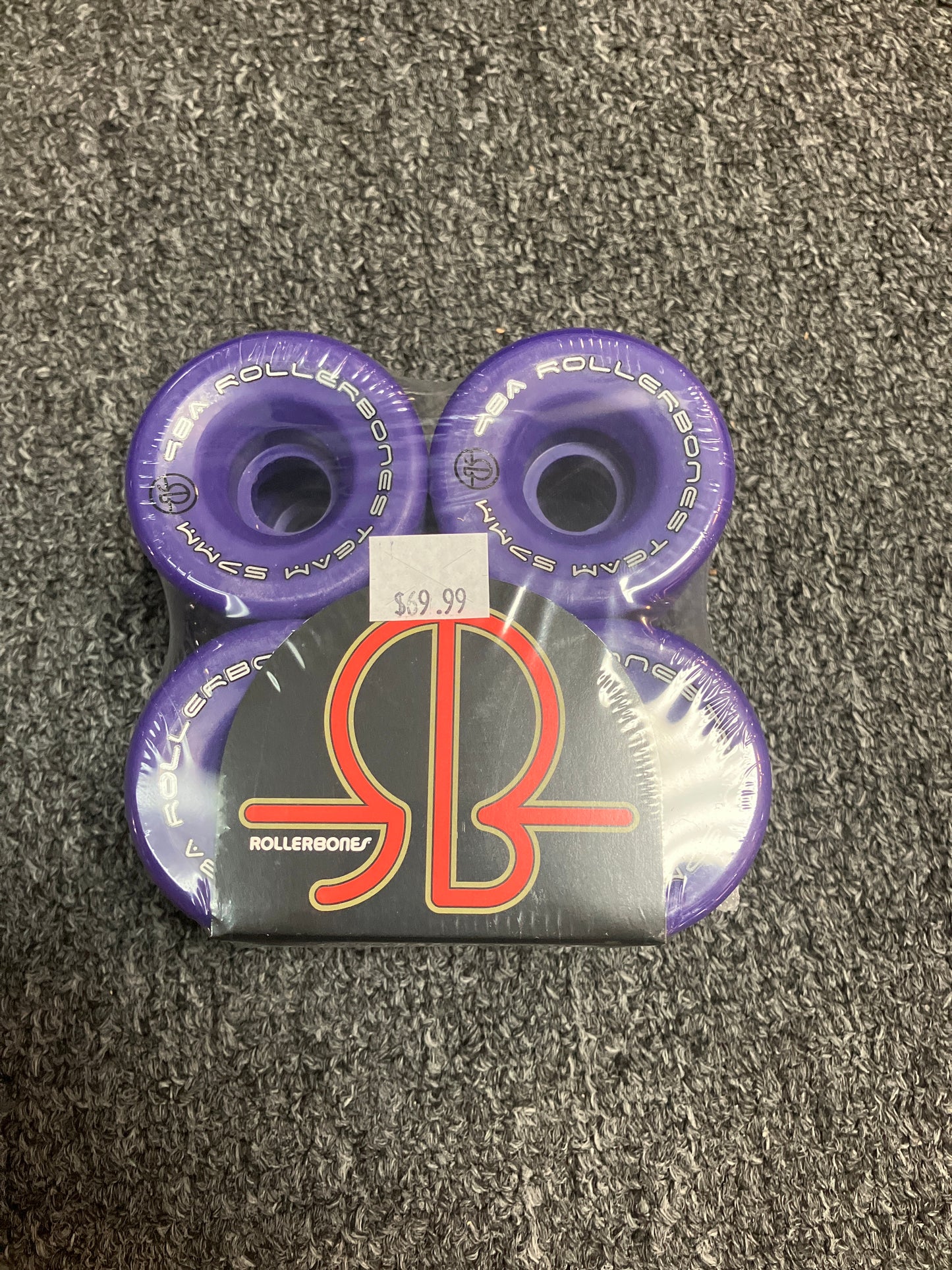 RollerBones Team Wheels 57mm 98A Purple